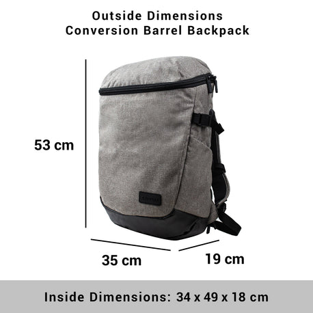 Conversion Barrel Backpack